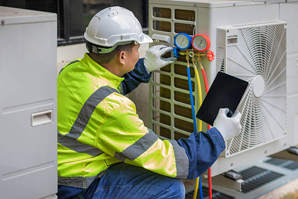 Professional Air Duct Cleaning technician working in Hammonton, NJ